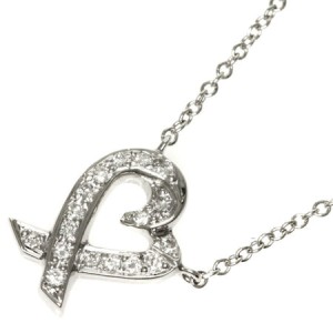 Tiffany & Co. PT950 Platinum Loving Heart Necklace 