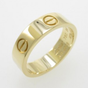 Cartier 18K Yellow Gold Love Ring Size 7.5