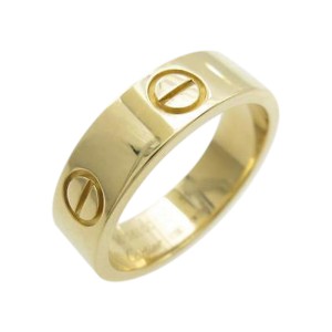 Cartier 750 Yellow Gold Love Ring Size: 7.25