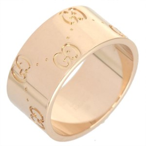 Gucci 18K Pink Gold Wide Ring 