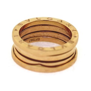 Bulgari " B.zero1" 18k Rose Gold Ring Size 7.75