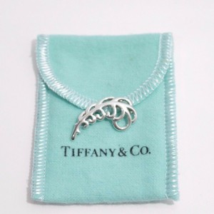 Tiffany & Co 925 Silver Feather Leaf Pendant