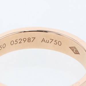 LOUIS VUITTON 18k Pink Gold Alliance Empreinte Ring LXGBKT-994