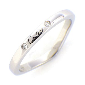 Cartier 950 Platinum Diamond Ring 