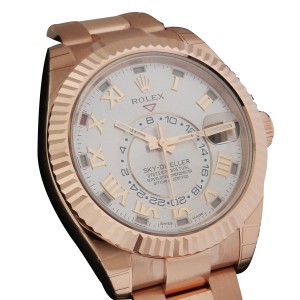 Rolex Sky Dweller Oyster Perpetual 326935 42mm Rose Gold Watch