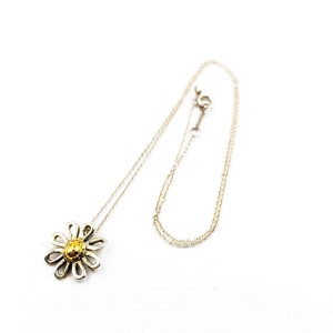 Tiffany & Co. 18K Yellow Gold & Sterling Silver Daisy Necklace
