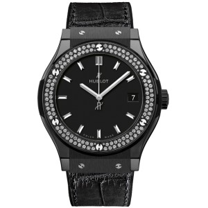 Hublot Classic Fusion 581.cm.1171.lr.1104 Quartz Diamonds Ceramic 33mm Watch