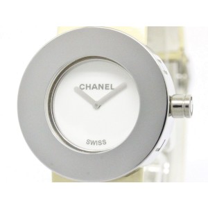 Chanel La Ronde Stainless Steel & Leather Band Quartz 29mm Womens Watch