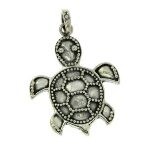 Solid Sterling Silver TURTLE Pendant BRAND NEW»P322