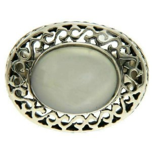 9256 Sterling Silver Oval MOP Ring»R124