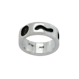 Authentic ZINA 925 Sterling Silver Band Ring