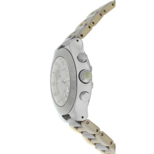 Ladies Cartier Chronoscaph Chronograph 2996 Steel 32MM Date Quartz Watch