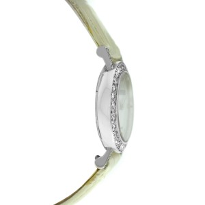 Tourneau Austern & Paul W19350W-14 Diamond 18K White Gold MOP 25MM Quartz Watch