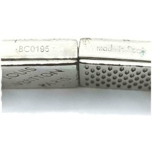 Louis Vuitton  Damier Graphite Check It Reversible Bracelet Cuff Bangle 862366