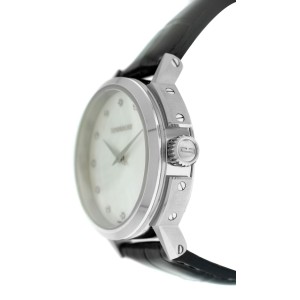 Tourneau TNY Roventa TNY350701 Ladies Diamond MOP Steel 35MM Quartz Watch