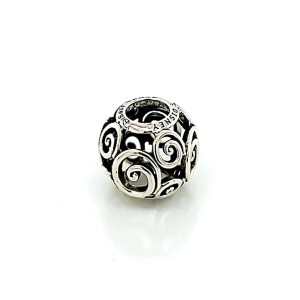 Authentic PANDORA 925 Sterling Silver Scroll Bead