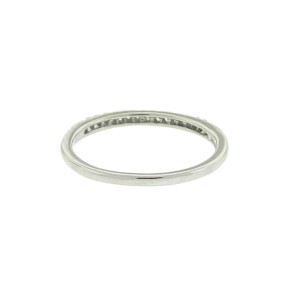 14k White Gold Thin 1.36mm Diamond Wedding Band Ring Approx.0.15ctw 