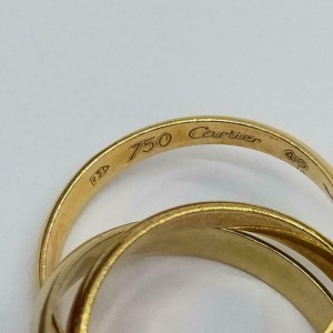 Cartier  US Size 4 18k Trinity Ring 863200