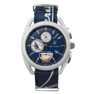 Maserati Trimarano Yacht Timer R8851132003 Fiberglass Limited Quartz 41MM Watch