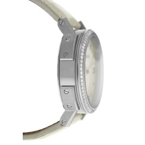 Tourneau TNY Roventa TNY350707009 Ladies Diamond MOP Steel 35MM Quartz Watch