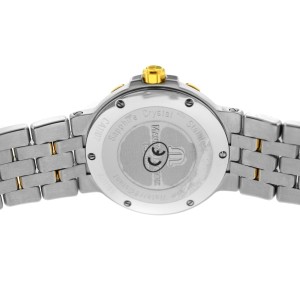 Maurice Lacroix Calypso CA1107-SY013-810 Gold Steel Date Quartz 40MM Watch