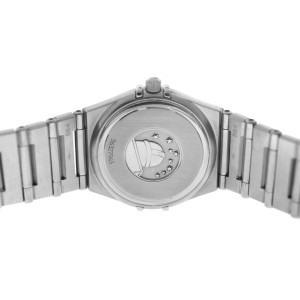 Omega Constellation   Ladies Stainless Steel 25MM Quartz Grey Dial Watch