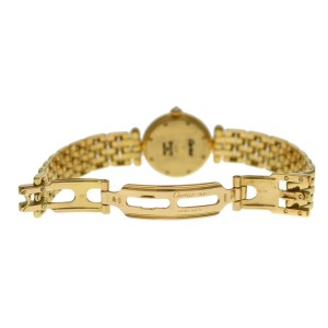 Cartier Panthere Vendome 18K Yellow Gold Diamond Bezel Ladies Quartz Watch