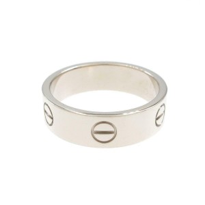 Cartier 18K white Gold Love Ring LXGYMK-248