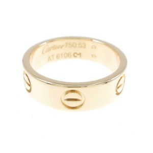 Cartier 18K Yellow Gold Love Ring LXGYMK-342