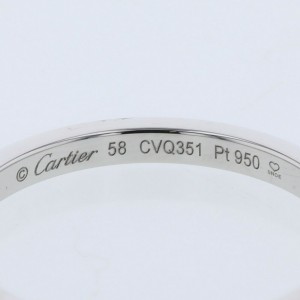 CARTIER 950 Platinum  Ballerina wedding Ring LXGBKT-113