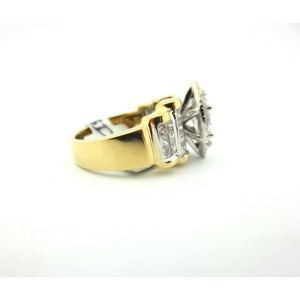 18k Yellow Gold Natural Marquise Cut 2.84Ct Diamond Engagement Ring