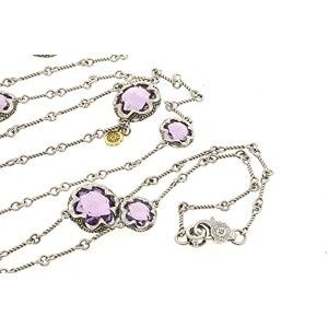 Tacori Sterling Silver Amethyst Necklace
