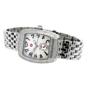 Michele Mini Urban Diamond Watch & $700 Upgraded Diamond Bracelet Ladies