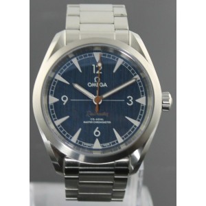 OMEGA SEAMASTER RAILMASTER 220.10.40.20.03.001 AUTOMATIC CO-AXIAL LUXURY WATCH
