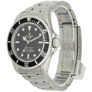 Rolex 14060M Submariner No Date Engraved Rehaut Men's Watch