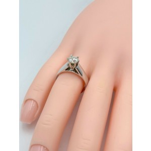 0.57ct Old European Cut Solitaire Diamond Engagement Ring