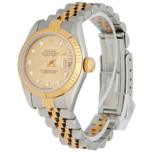 Rolex Datejust  Diamond Dial Ladies Watch