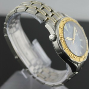 Omega Seamaster Professional  18K GOLD Swiss Quartz Men's BLUE 41MM Watch