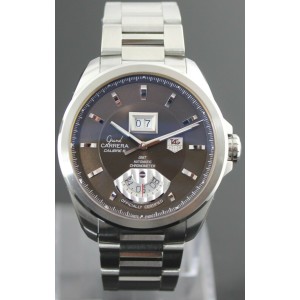 TAG HEUER GRAND CARRERA GMT AUTOMATIC LUXURY BROWN WATCH 