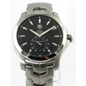TAG HEUER LINK  AUTOMATIC CALIBRE 6 MEN'S BLACK SWISS WATCH