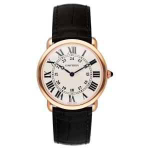 Cartier Ronde Louis  18K Rose Gold Watch