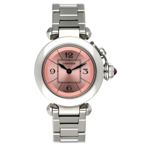 Cartier Miss Pasha  Pink Dial Ladies Watch