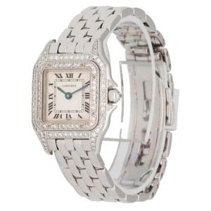 Cartier Panthere  18K White Gold Diamond Ladies Watch