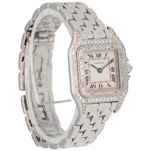 Cartier Panthere  18K White Gold Diamond Ladies Watch
