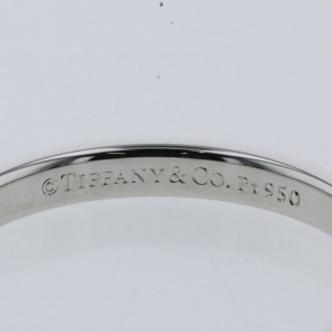 TIFFANY & Co 950 Platinum Milgrain band  LXGBKT-220