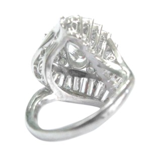 Platinum Diamond Ring Size 6.75