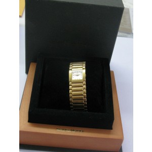Baume & Mercier Catwalk 18K yellow gold diamond dial watch 21MM 86G MVO45223