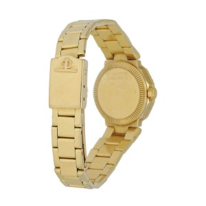 Baume & Mercier 18k Yellow Gold & Diamond Bezel Ladies Watch