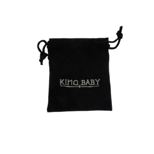 King Baby Unisex Black Cubic Zirconia Necklace 44 Inches