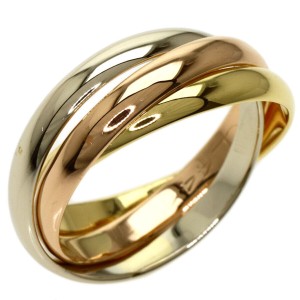 CARTIER Tri-Color Gold Trinity US 4.5 Ring QJLXG-2575